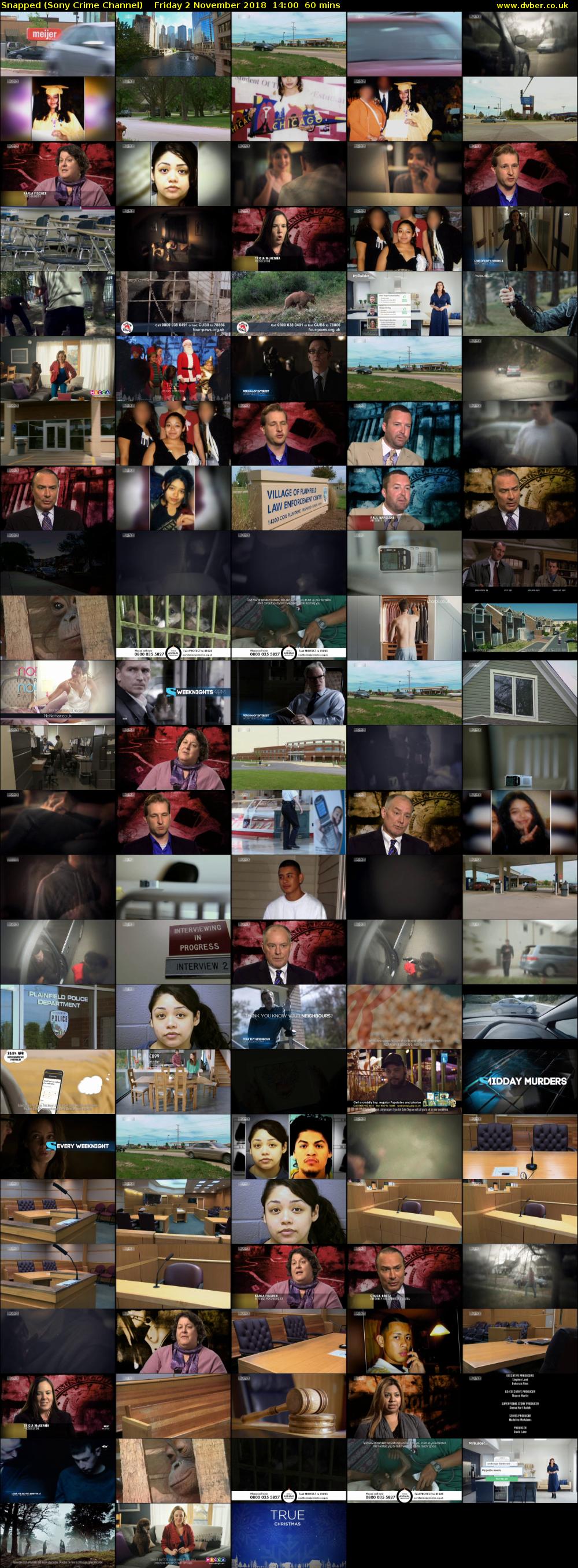 Snapped (Sony Crime Channel) Friday 2 November 2018 14:00 - 15:00