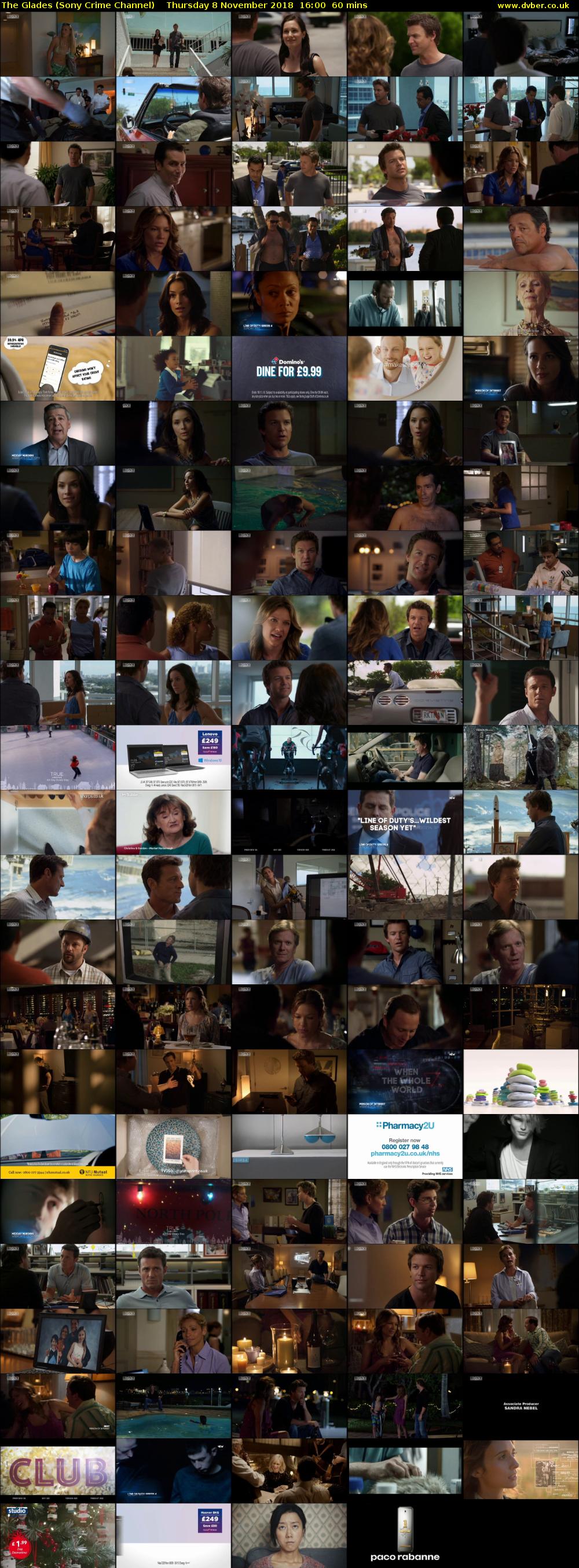 The Glades (Sony Crime Channel) Thursday 8 November 2018 16:00 - 17:00