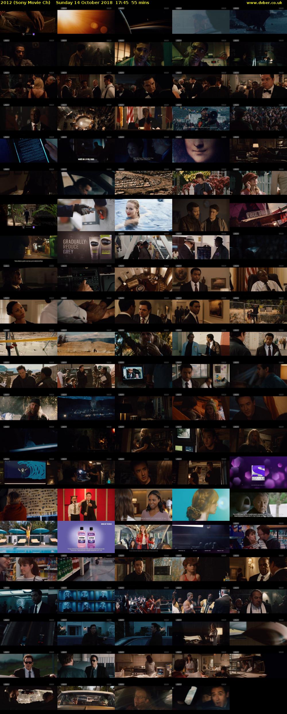 2012 (Sony Movie Ch) Sunday 14 October 2018 17:45 - 18:40