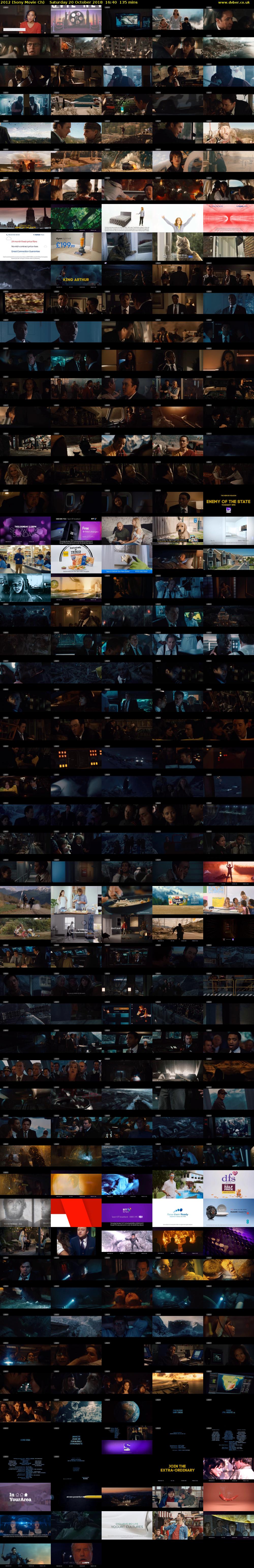 2012 (Sony Movie Ch) Saturday 20 October 2018 16:40 - 18:55