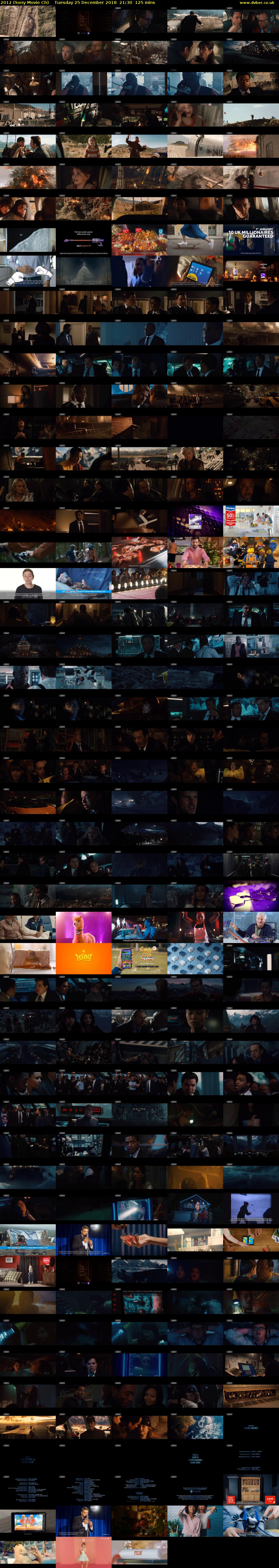 2012 (Sony Movie Ch) Tuesday 25 December 2018 21:30 - 23:35