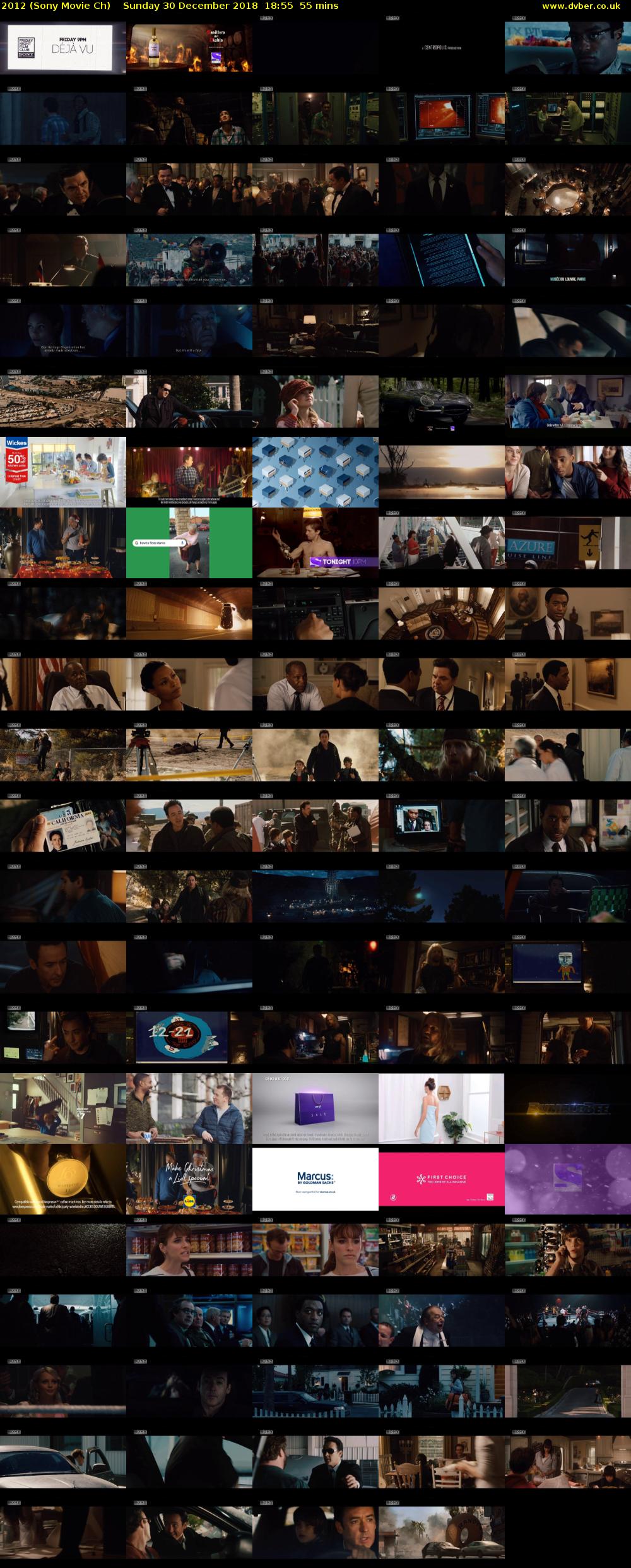 2012 (Sony Movie Ch) Sunday 30 December 2018 18:55 - 19:50