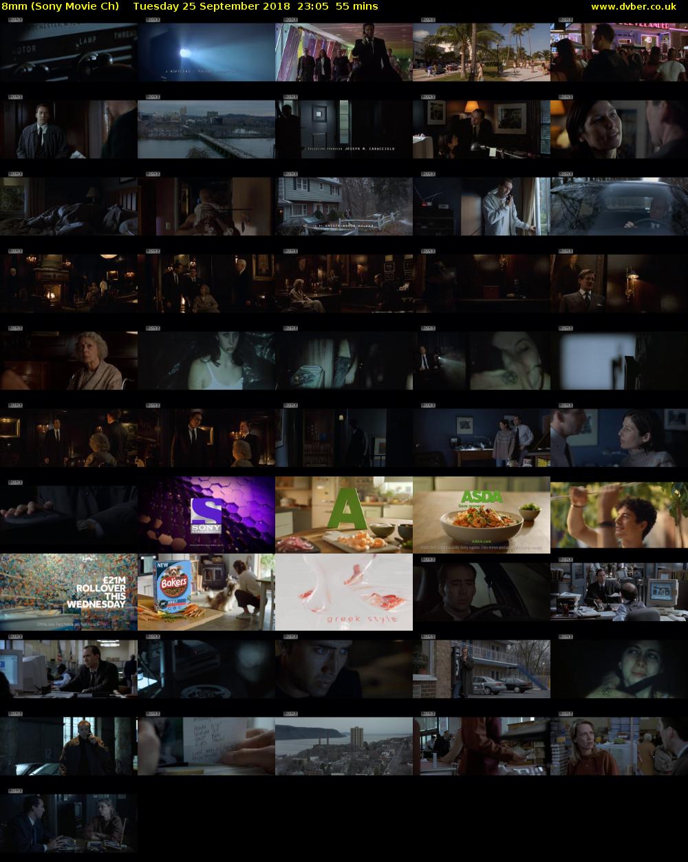 8mm (Sony Movie Ch) Tuesday 25 September 2018 23:05 - 00:00