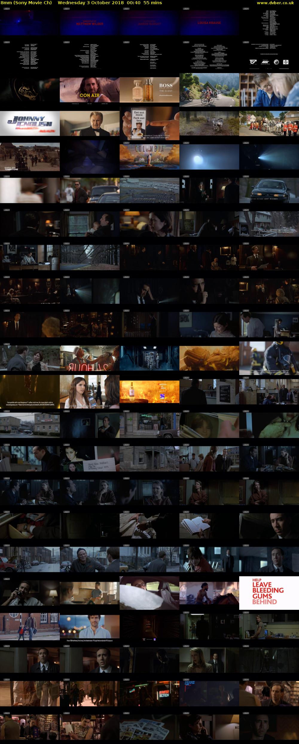 8mm (Sony Movie Ch) Wednesday 3 October 2018 00:40 - 01:35