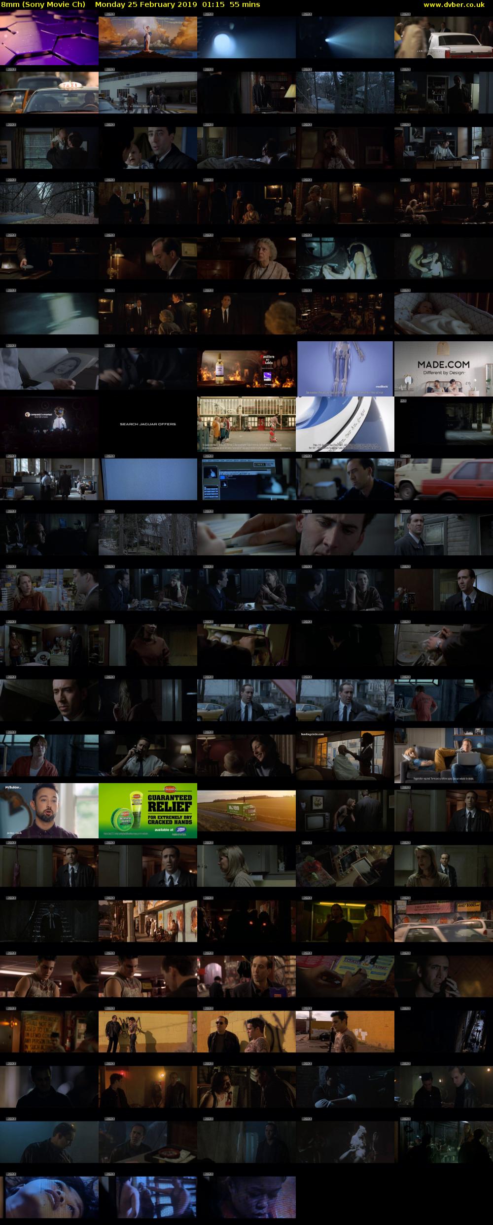 8mm (Sony Movie Ch) Monday 25 February 2019 01:15 - 02:10