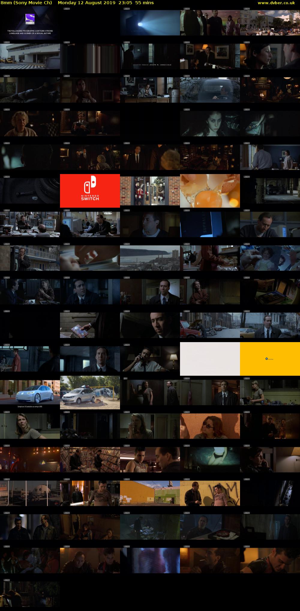 8mm (Sony Movie Ch) Monday 12 August 2019 23:05 - 00:00