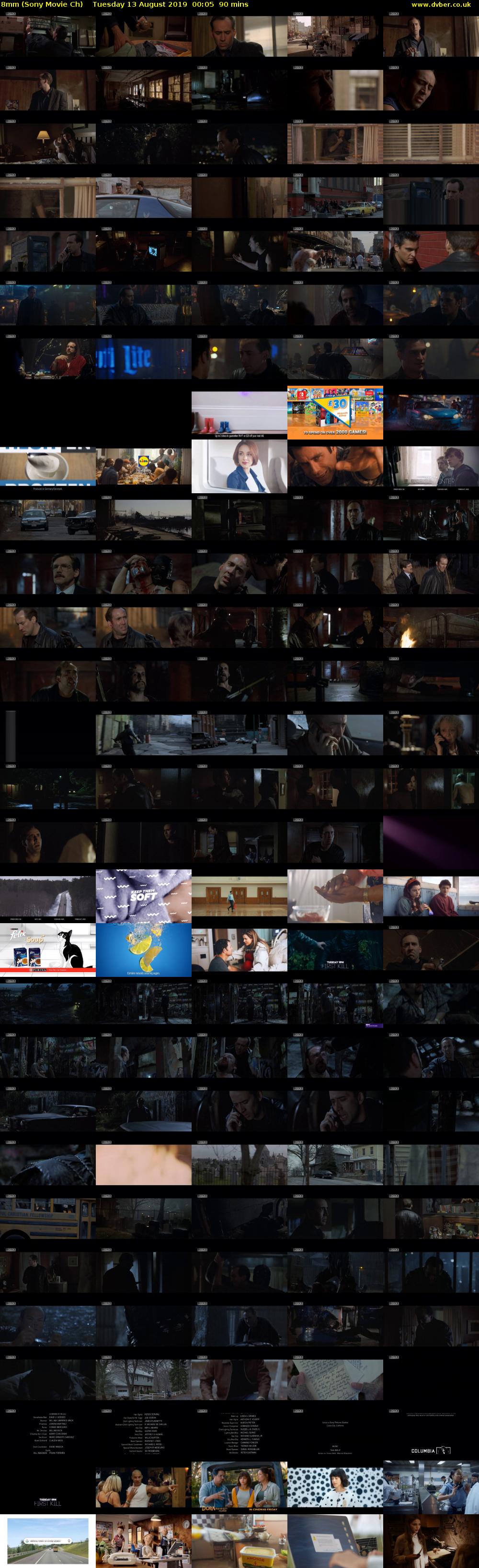 8mm (Sony Movie Ch) Tuesday 13 August 2019 00:05 - 01:35