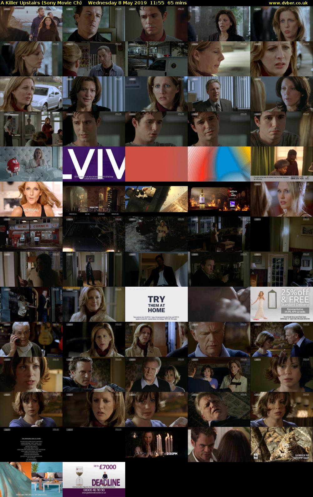 A Killer Upstairs (Sony Movie Ch) Wednesday 8 May 2019 11:55 - 13:00