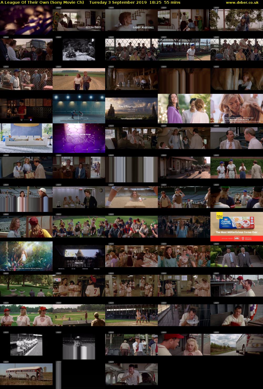 A League Of Their Own (Sony Movie Ch) Tuesday 3 September 2019 18:25 - 19:20