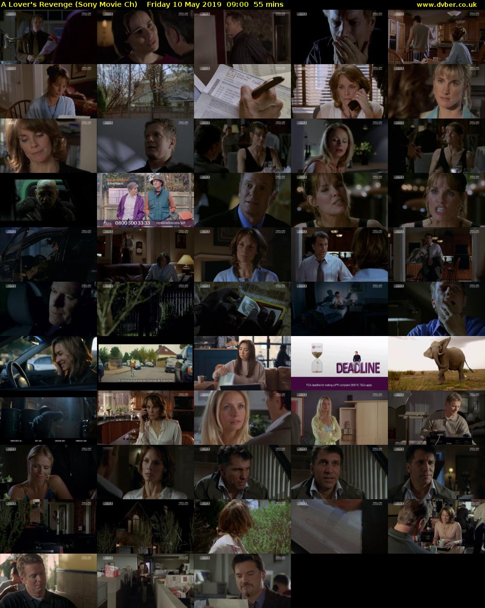 A Lover's Revenge (Sony Movie Ch) Friday 10 May 2019 09:00 - 09:55