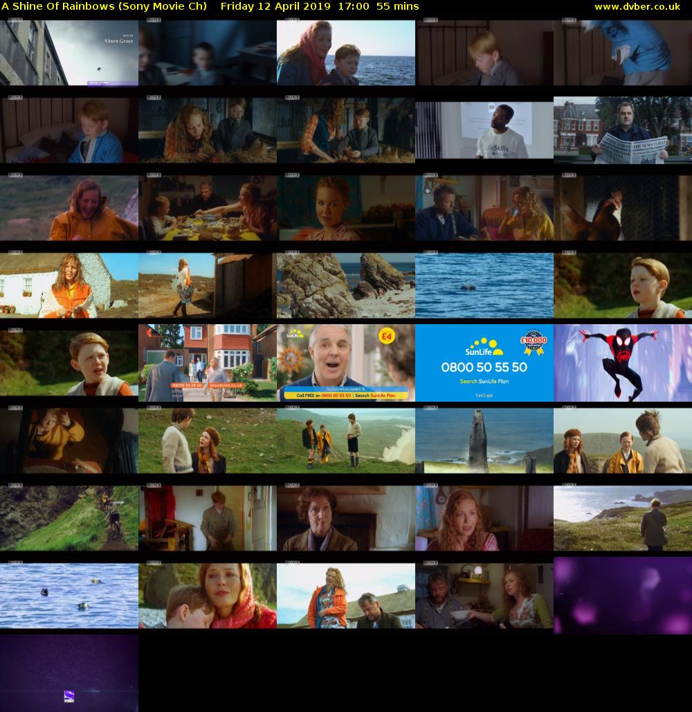 A Shine Of Rainbows (Sony Movie Ch) Friday 12 April 2019 17:00 - 17:55