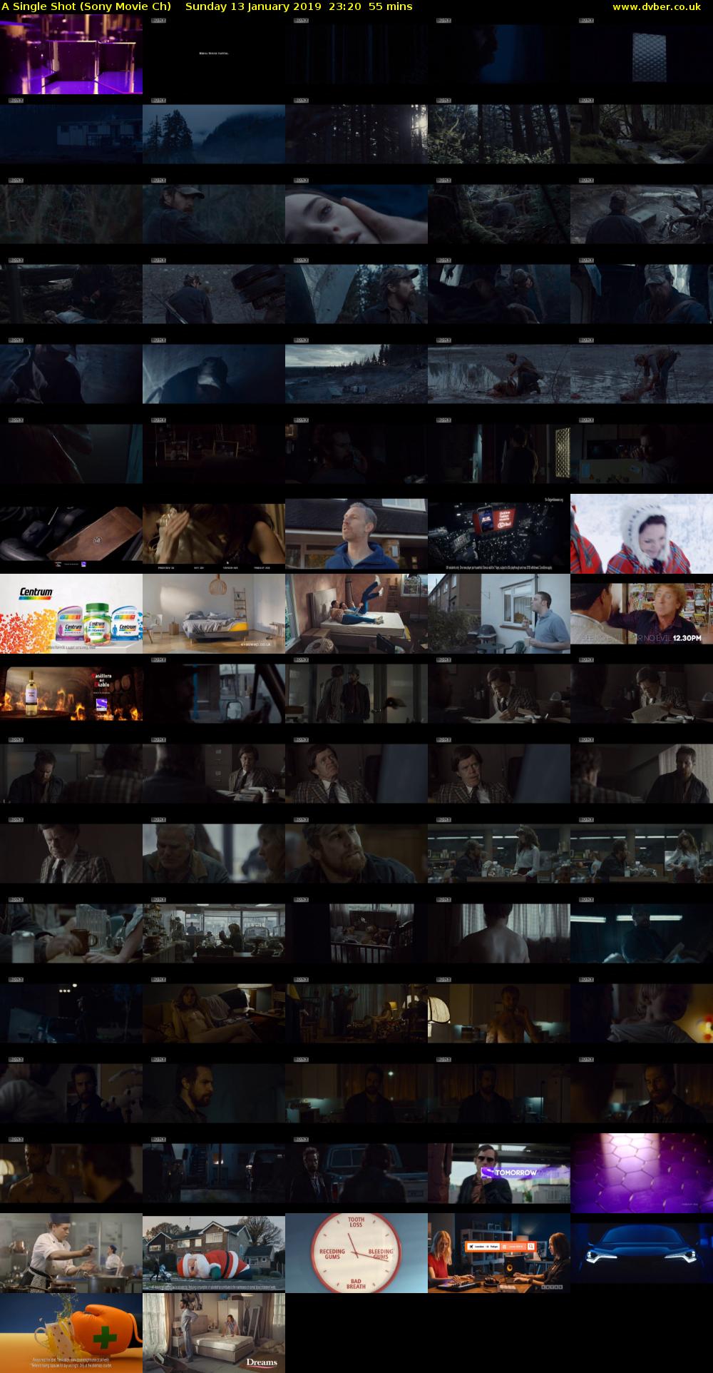 A Single Shot (Sony Movie Ch) Sunday 13 January 2019 23:20 - 00:15