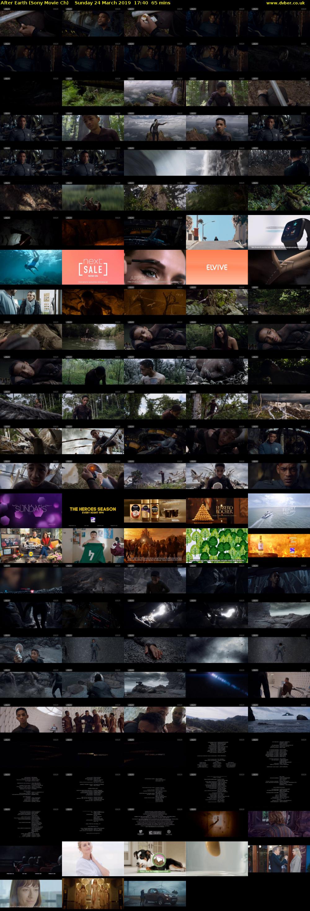 After Earth (Sony Movie Ch) Sunday 24 March 2019 17:40 - 18:45
