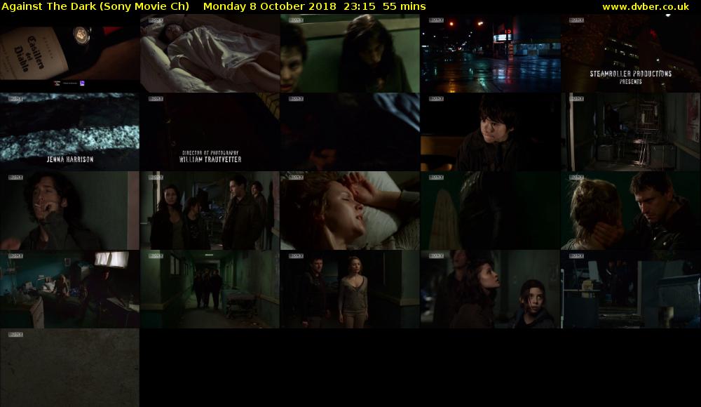 Against The Dark (Sony Movie Ch) Monday 8 October 2018 23:15 - 00:10