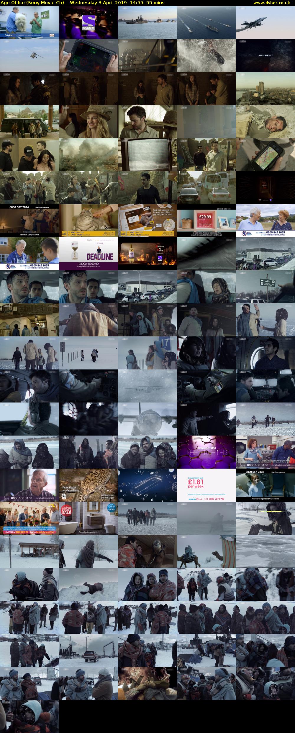 Age Of Ice (Sony Movie Ch) Wednesday 3 April 2019 14:55 - 15:50