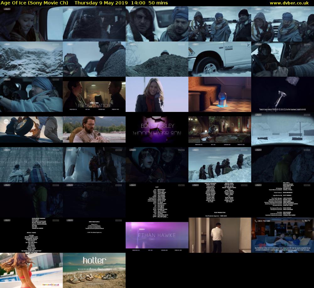 Age Of Ice (Sony Movie Ch) Thursday 9 May 2019 14:00 - 14:50