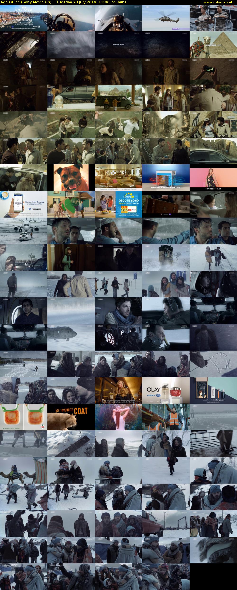 Age Of Ice (Sony Movie Ch) Tuesday 23 July 2019 13:00 - 13:55