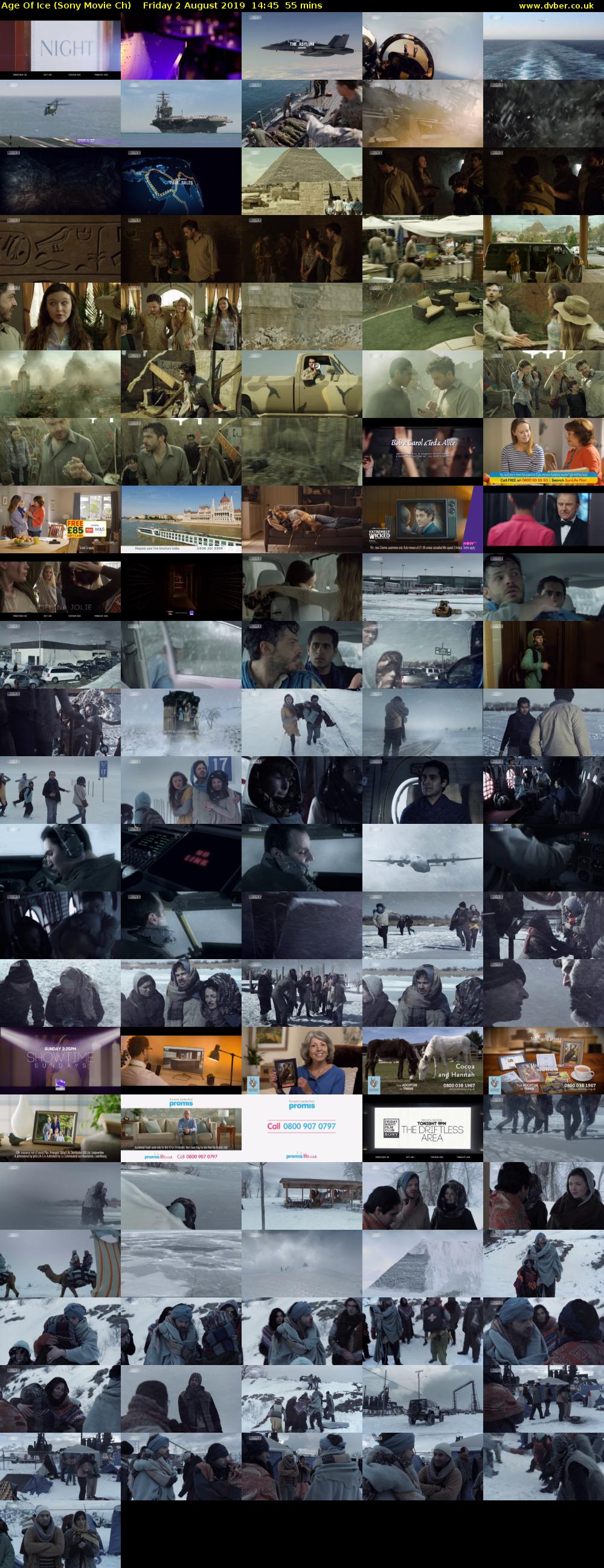 Age Of Ice (Sony Movie Ch) Friday 2 August 2019 14:45 - 15:40