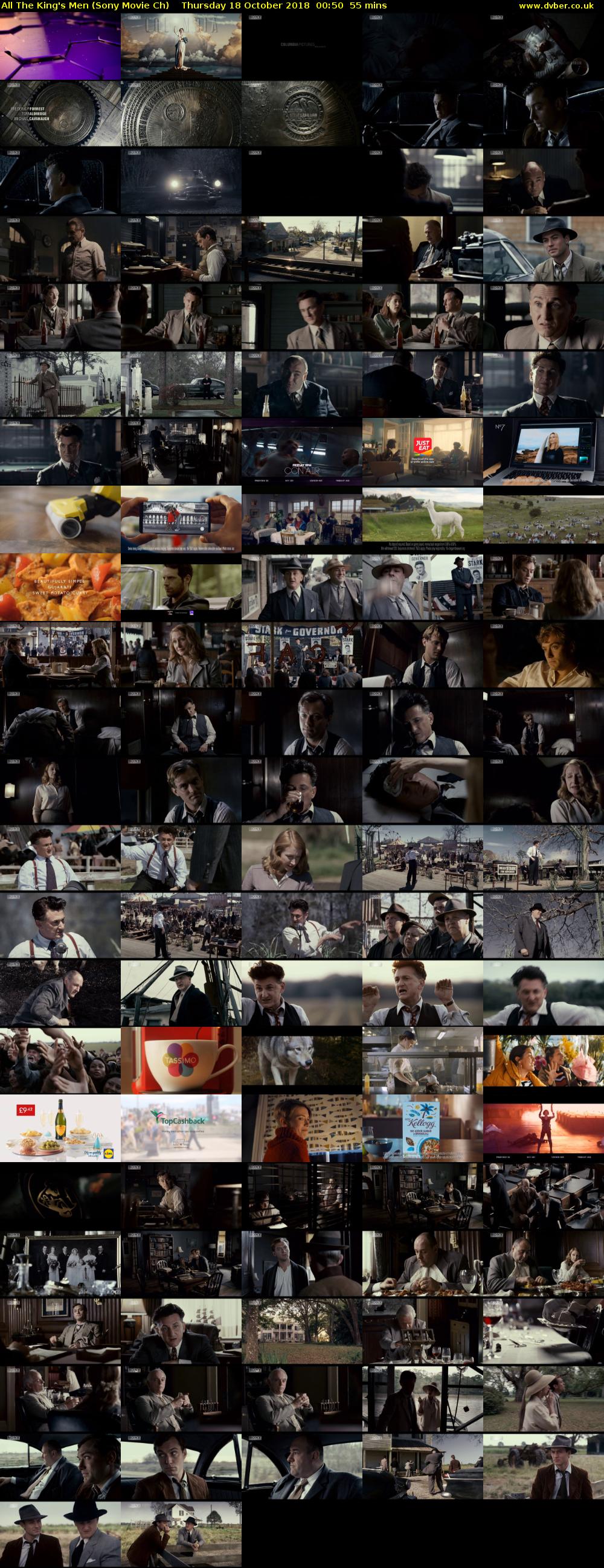 All The King's Men (Sony Movie Ch) Thursday 18 October 2018 00:50 - 01:45