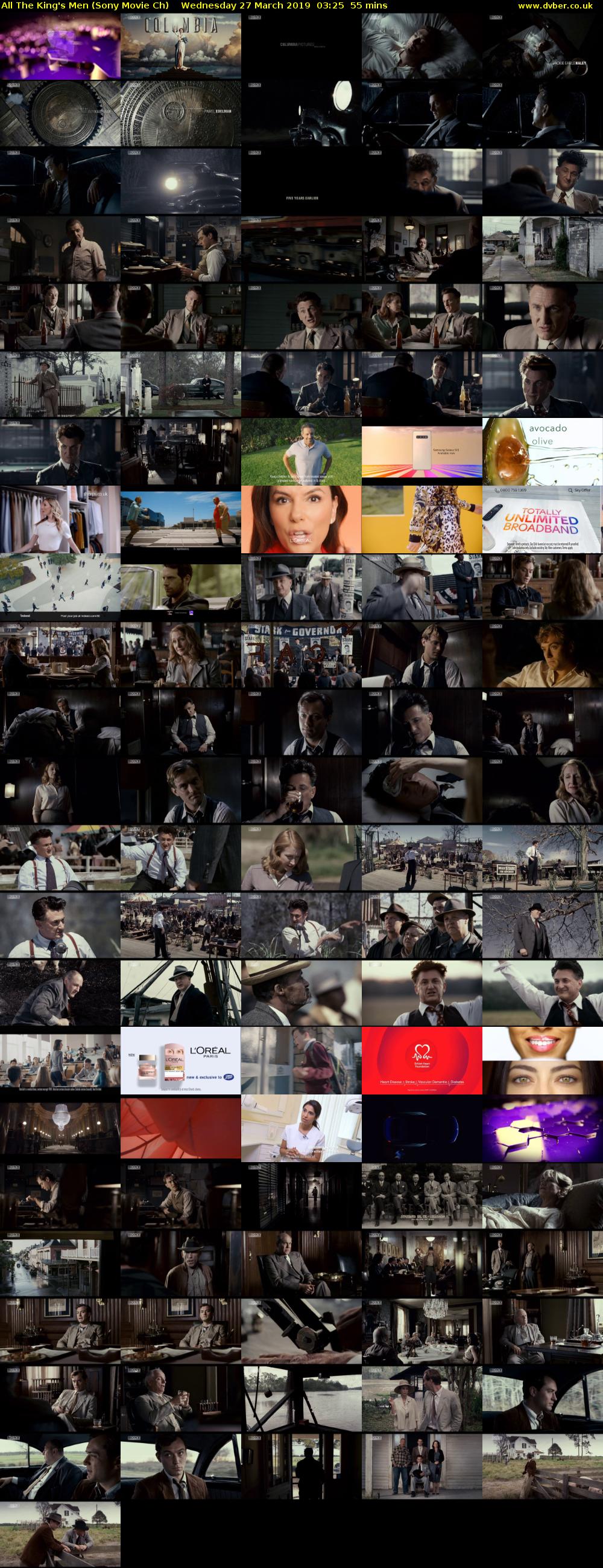 All The King's Men (Sony Movie Ch) Wednesday 27 March 2019 03:25 - 04:20