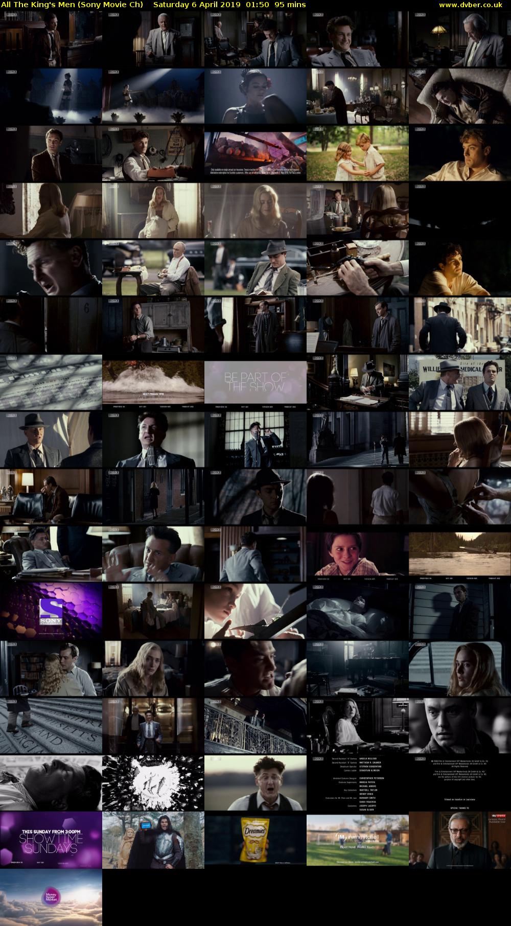 All The King's Men (Sony Movie Ch) Saturday 6 April 2019 01:50 - 03:25