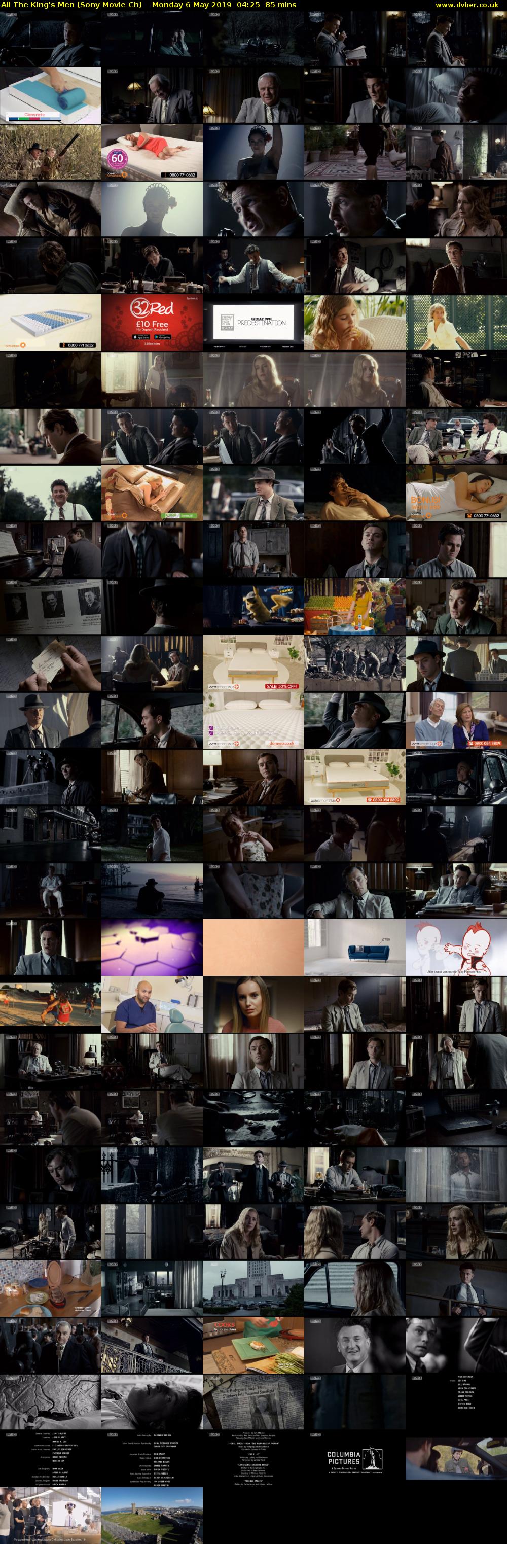 All The King's Men (Sony Movie Ch) Monday 6 May 2019 04:25 - 05:50