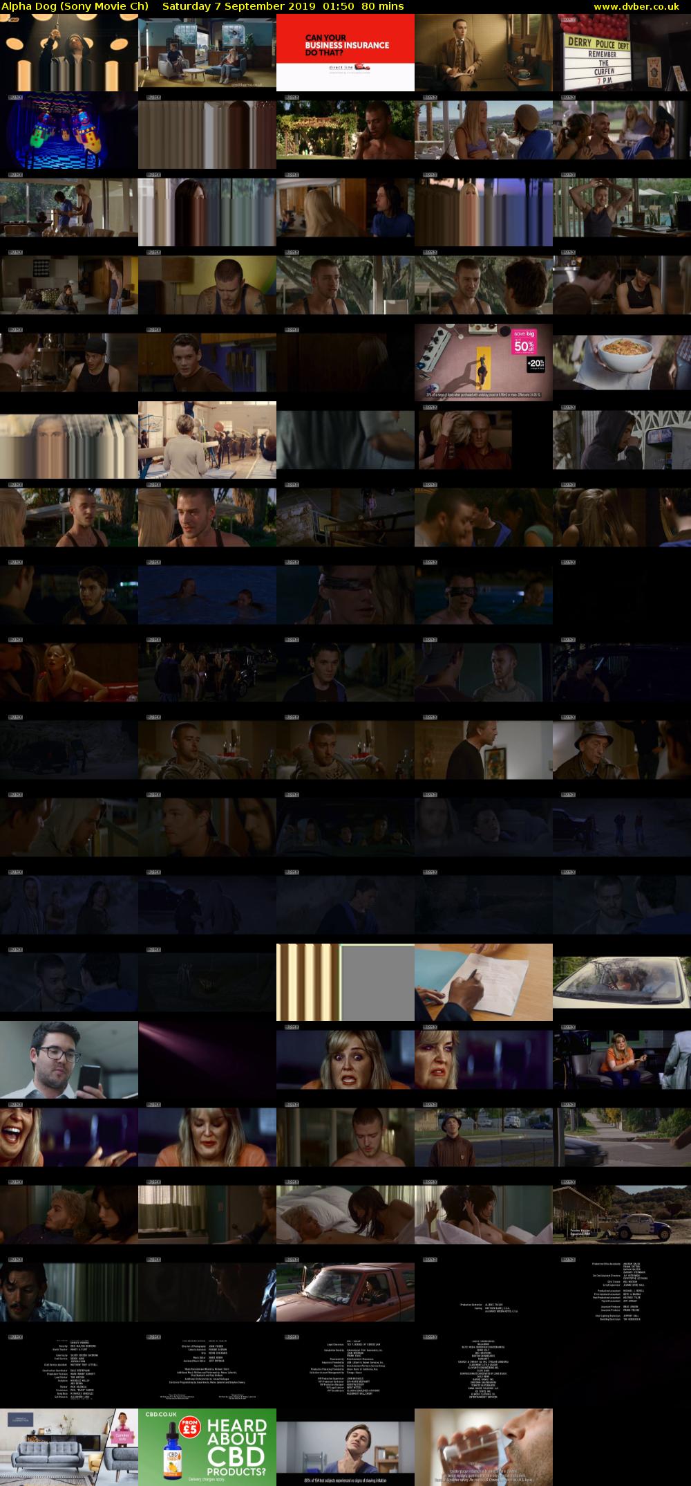 Alpha Dog (Sony Movie Ch) Saturday 7 September 2019 01:50 - 03:10