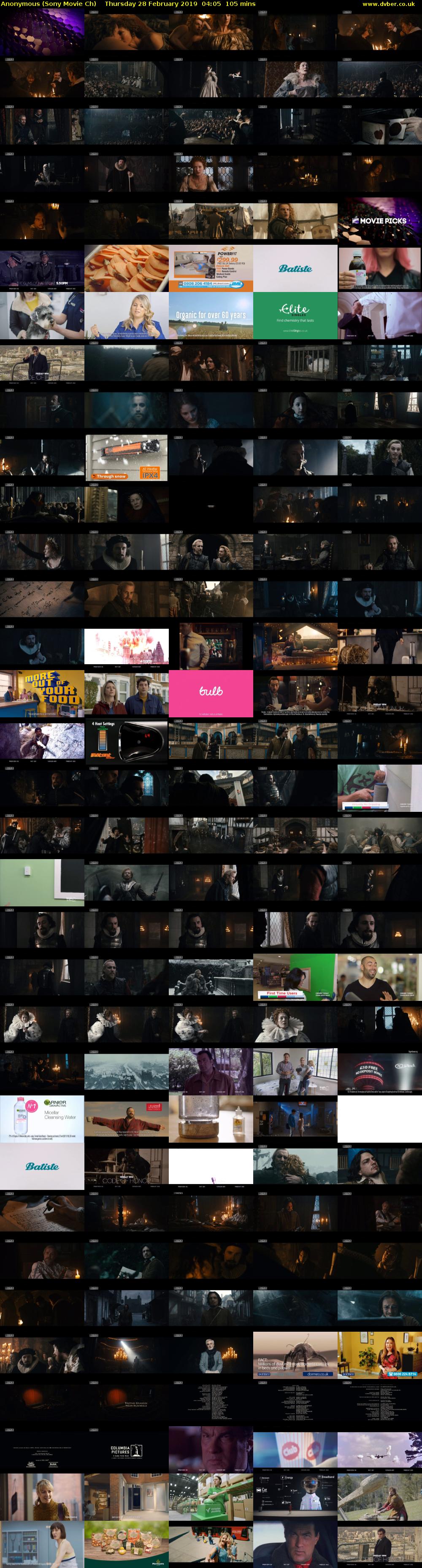 Anonymous (Sony Movie Ch) Thursday 28 February 2019 04:05 - 05:50