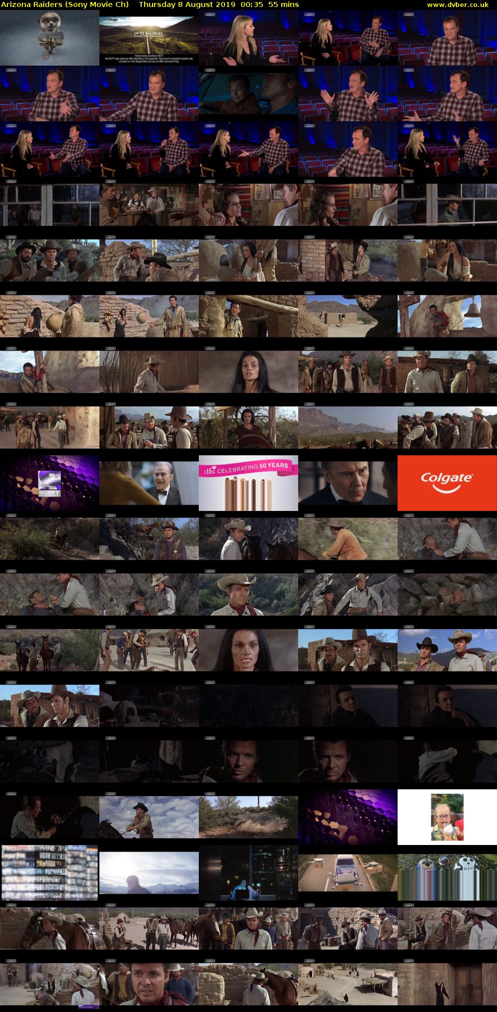 Arizona Raiders (Sony Movie Ch) Thursday 8 August 2019 00:35 - 01:30