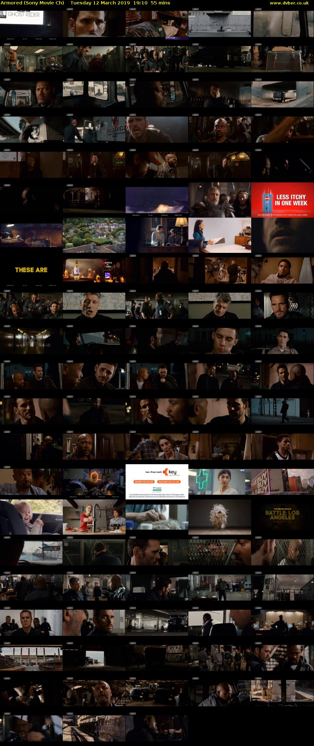 Armored (Sony Movie Ch) Tuesday 12 March 2019 19:10 - 20:05