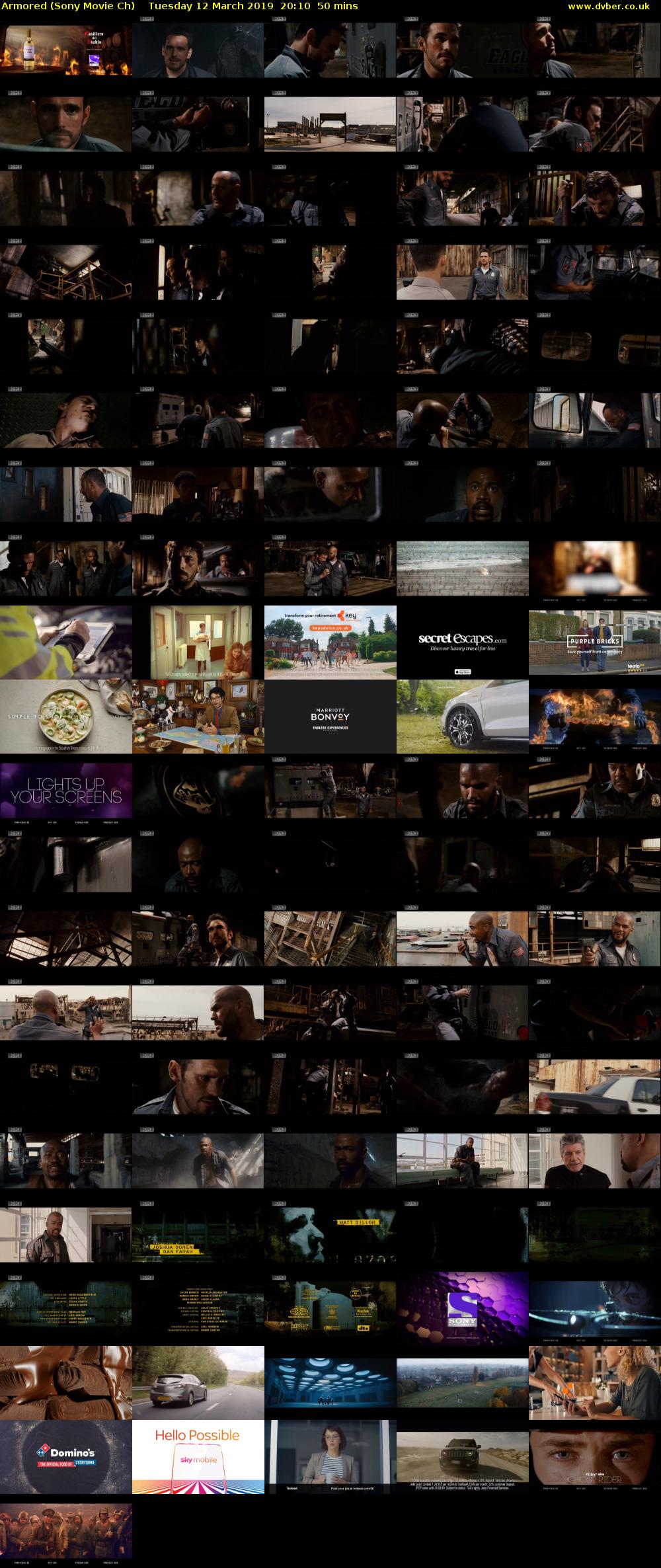 Armored (Sony Movie Ch) Tuesday 12 March 2019 20:10 - 21:00