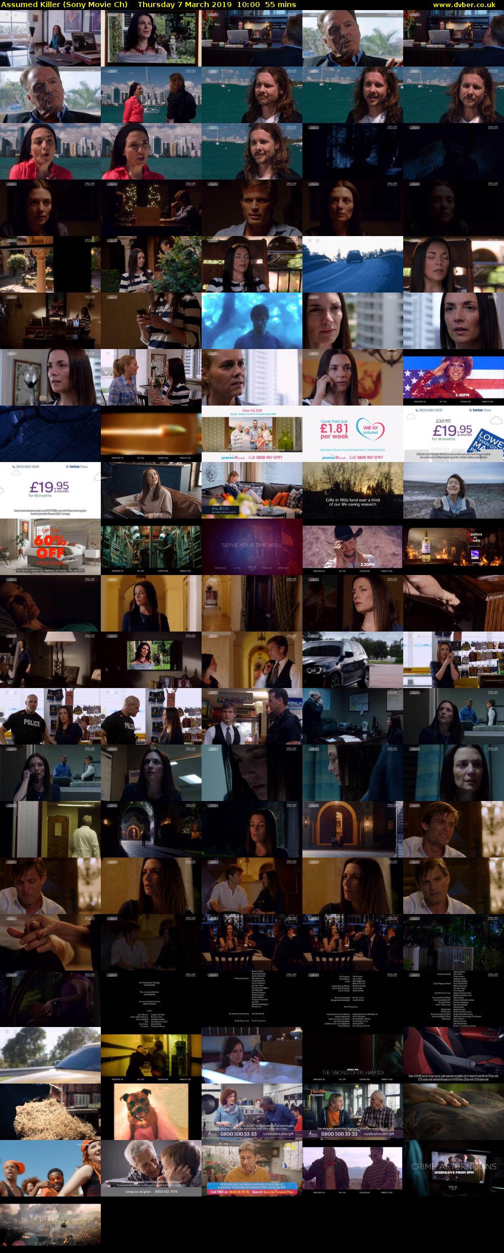 Assumed Killer (Sony Movie Ch) Thursday 7 March 2019 10:00 - 10:55