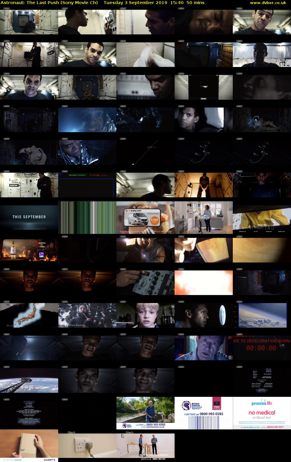 Astronaut: The Last Push (Sony Movie Ch) Tuesday 3 September 2019 15:40 - 16:30