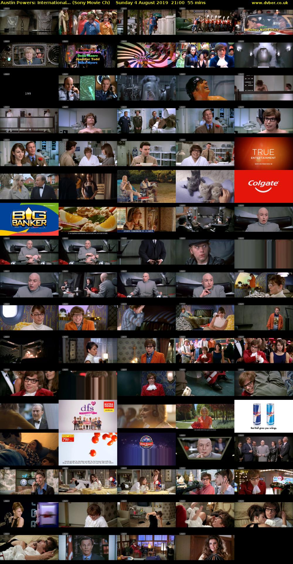 Austin Powers: International... (Sony Movie Ch) Sunday 4 August 2019 21:00 - 21:55