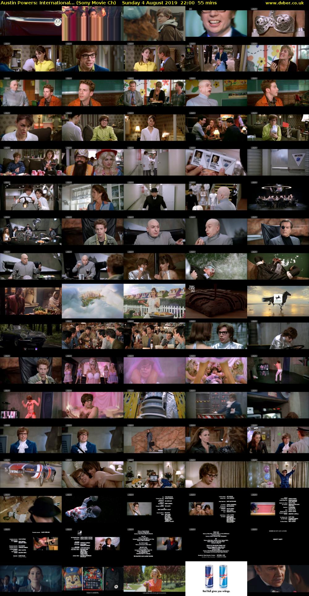 Austin Powers: International... (Sony Movie Ch) Sunday 4 August 2019 22:00 - 22:55