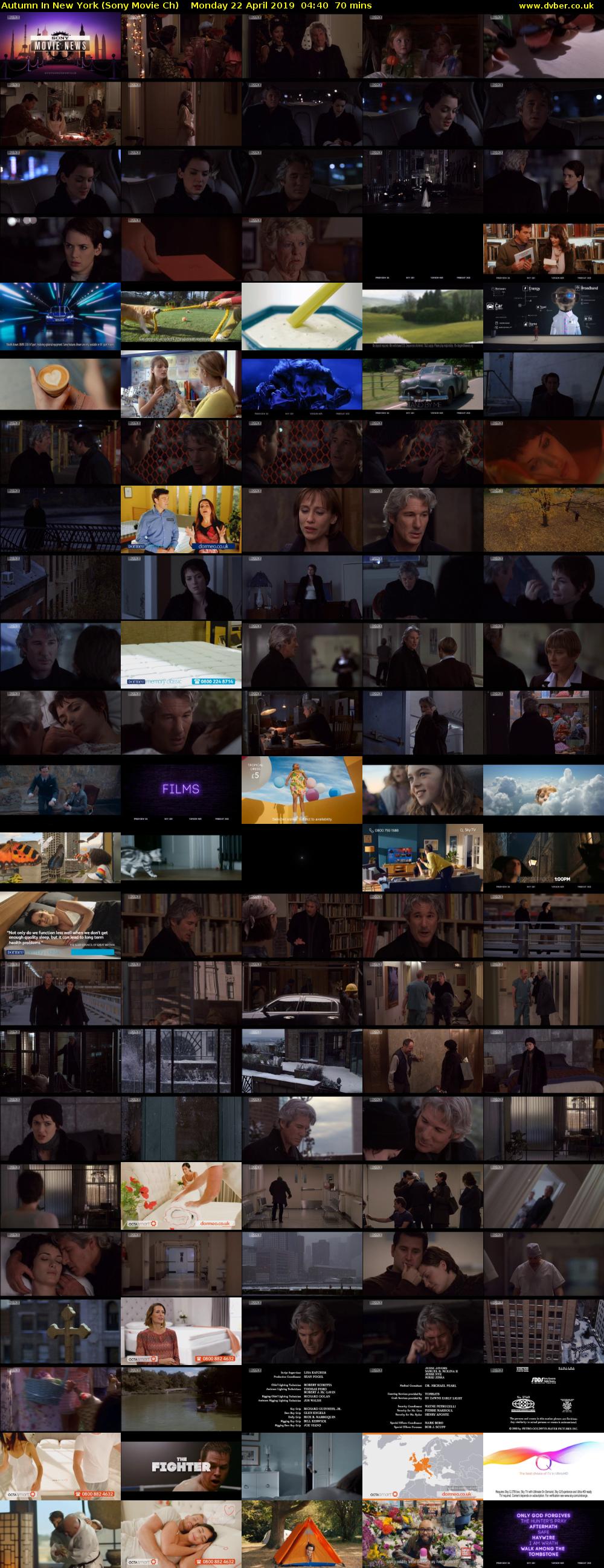 Autumn In New York (Sony Movie Ch) Monday 22 April 2019 04:40 - 05:50