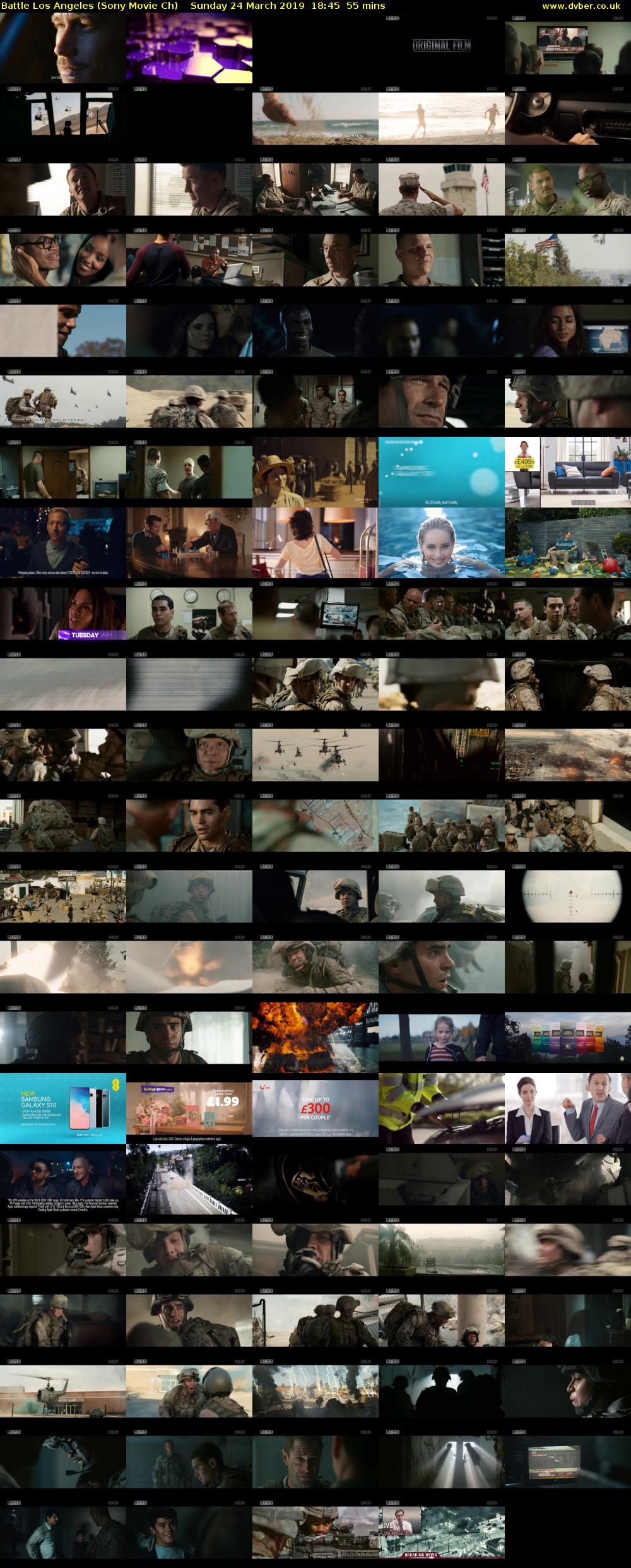 Battle Los Angeles (Sony Movie Ch) Sunday 24 March 2019 18:45 - 19:40