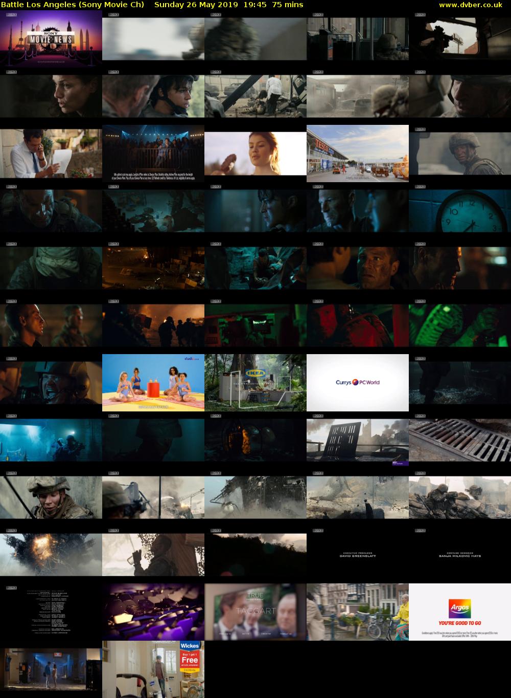 Battle Los Angeles (Sony Movie Ch) Sunday 26 May 2019 19:45 - 21:00