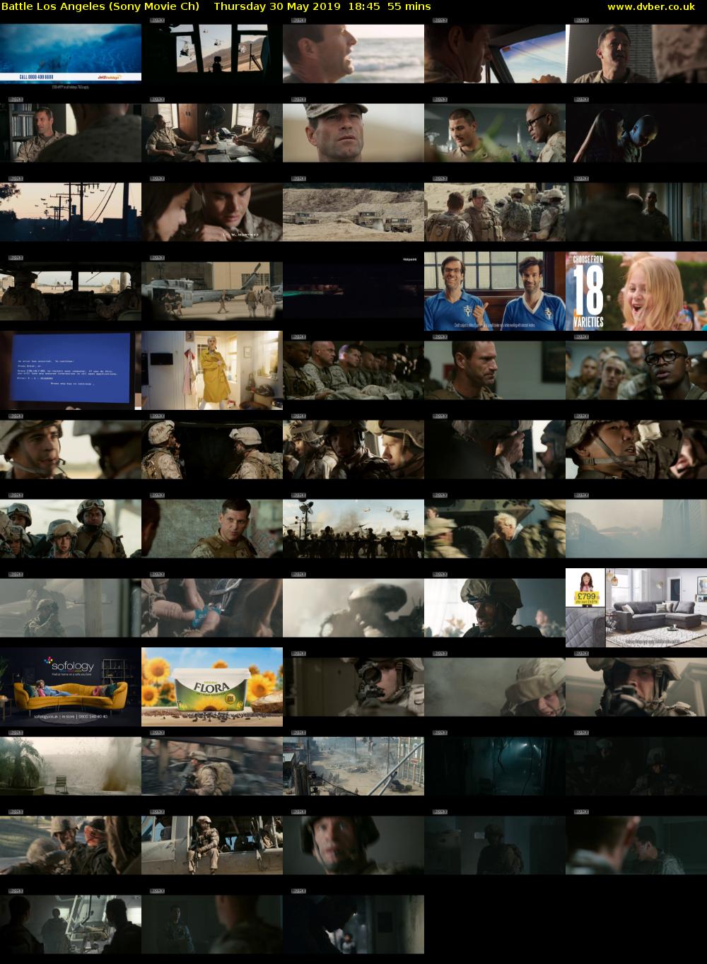 Battle Los Angeles (Sony Movie Ch) Thursday 30 May 2019 18:45 - 19:40