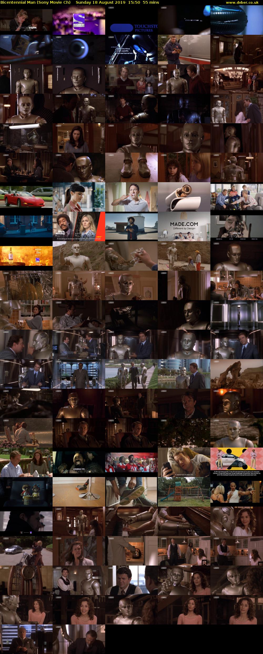 Bicentennial Man (Sony Movie Ch) Sunday 18 August 2019 15:50 - 16:45