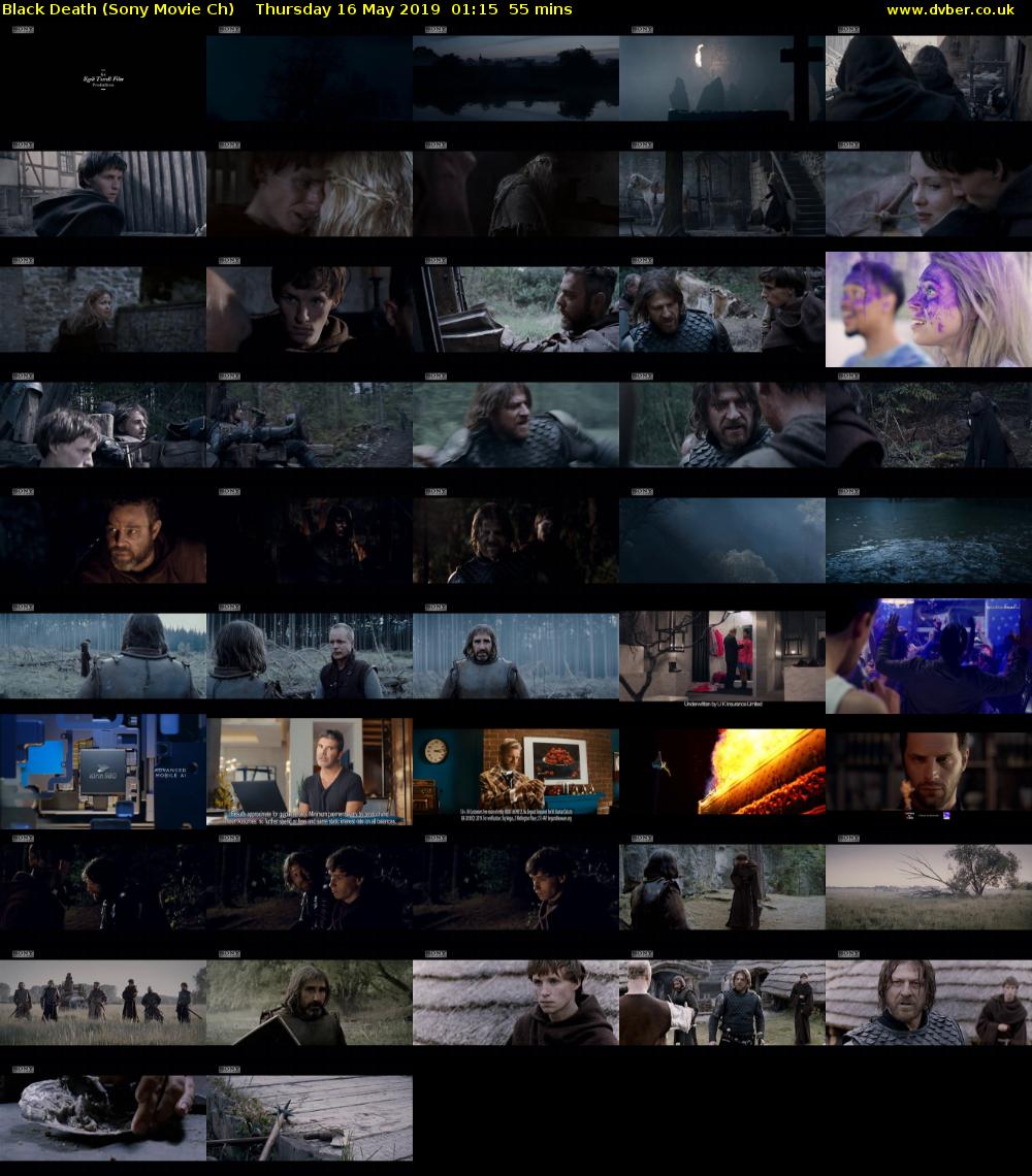 Black Death (Sony Movie Ch) Thursday 16 May 2019 01:15 - 02:10