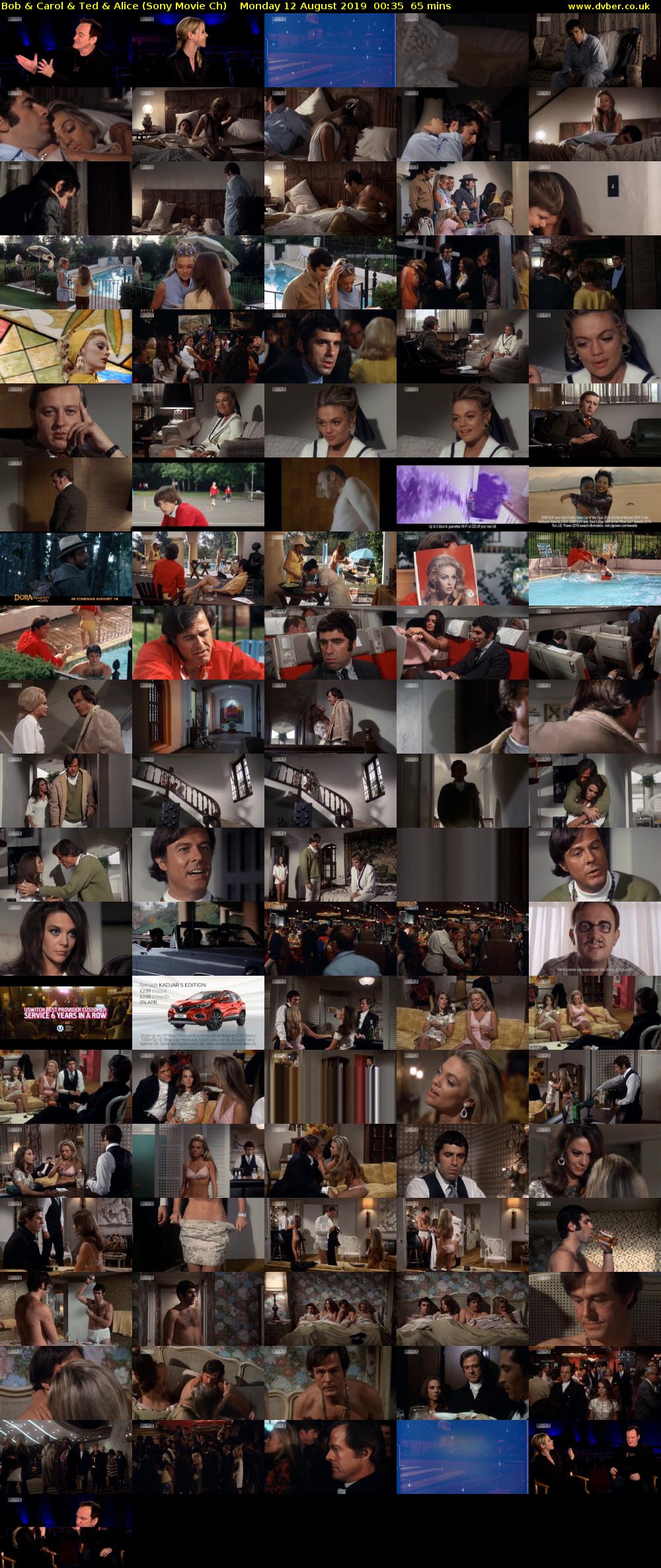 Bob & Carol & Ted & Alice (Sony Movie Ch) Monday 12 August 2019 00:35 - 01:40