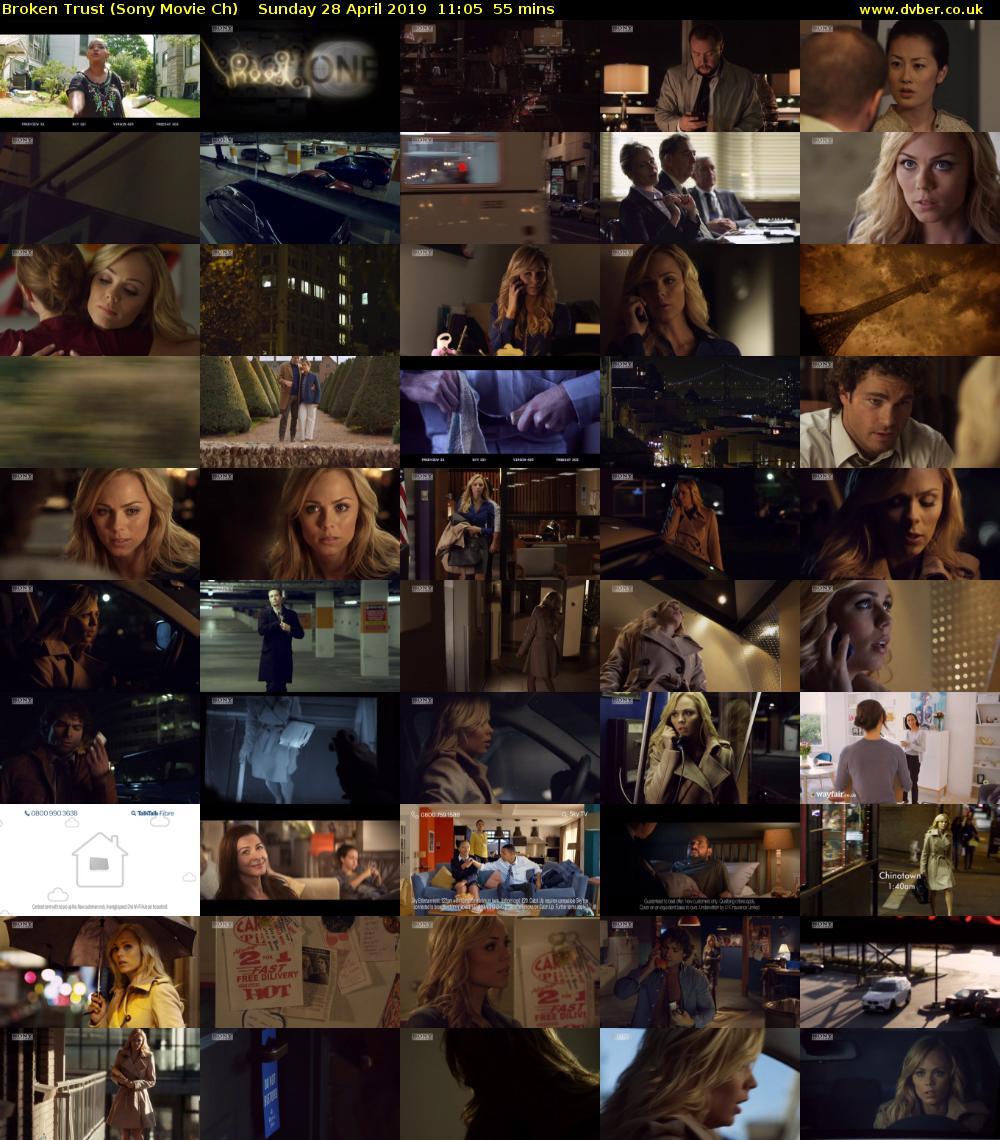 Broken Trust (Sony Movie Ch) Sunday 28 April 2019 11:05 - 12:00