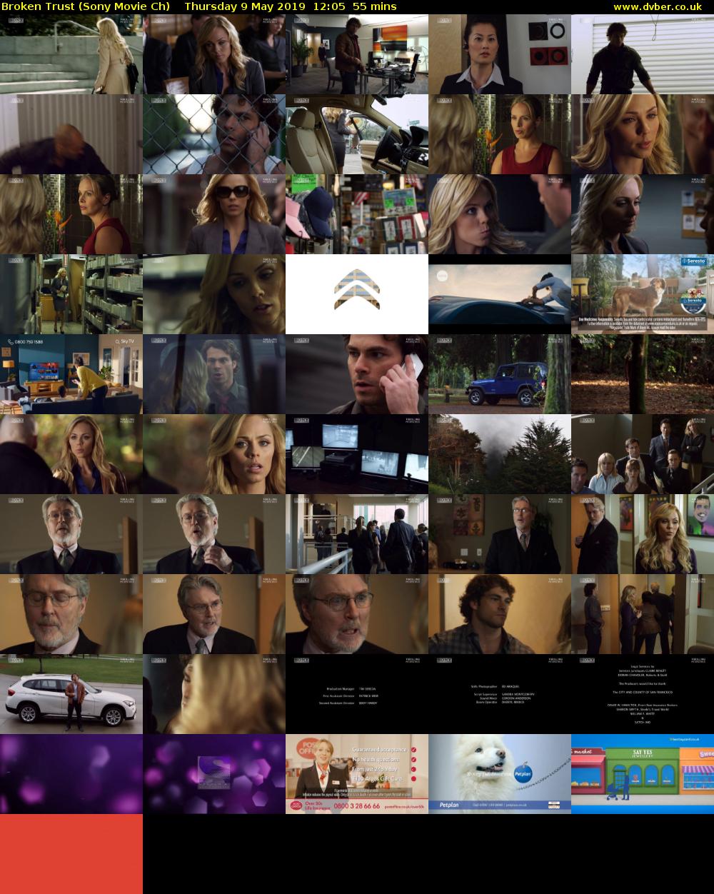 Broken Trust (Sony Movie Ch) Thursday 9 May 2019 12:05 - 13:00