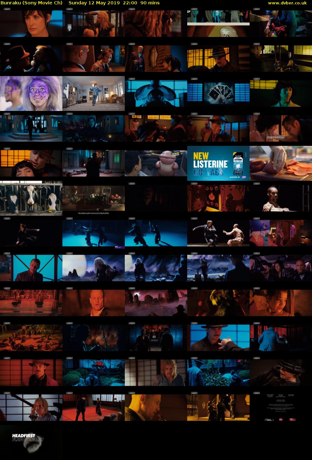 Bunraku (Sony Movie Ch) Sunday 12 May 2019 22:00 - 23:30