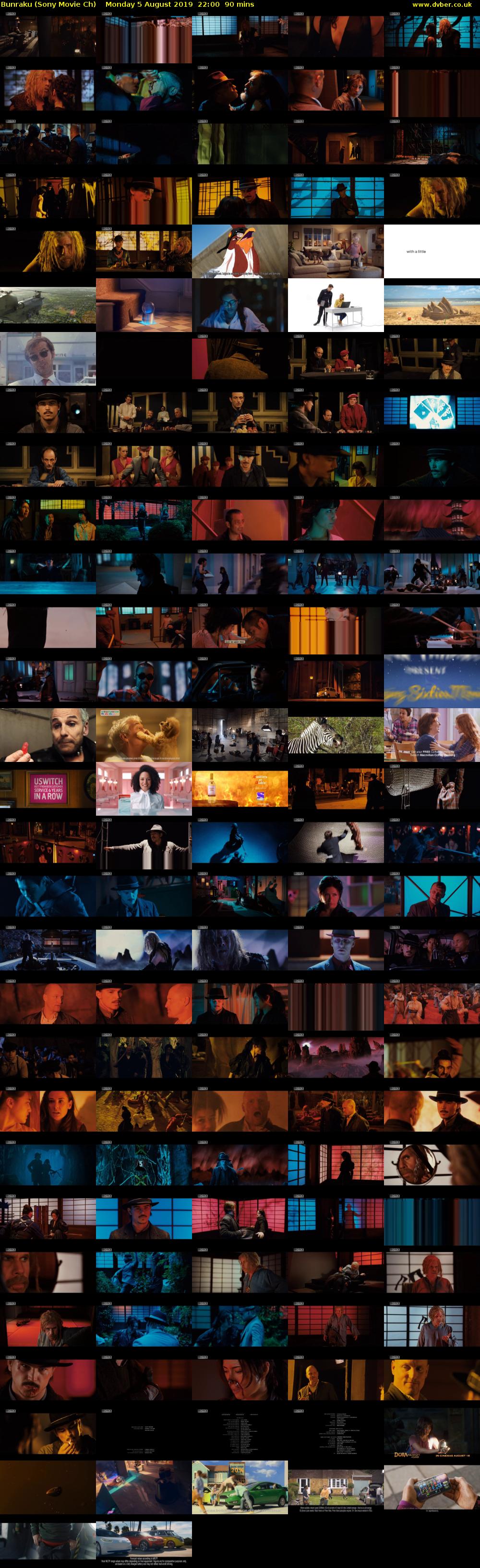 Bunraku (Sony Movie Ch) Monday 5 August 2019 22:00 - 23:30