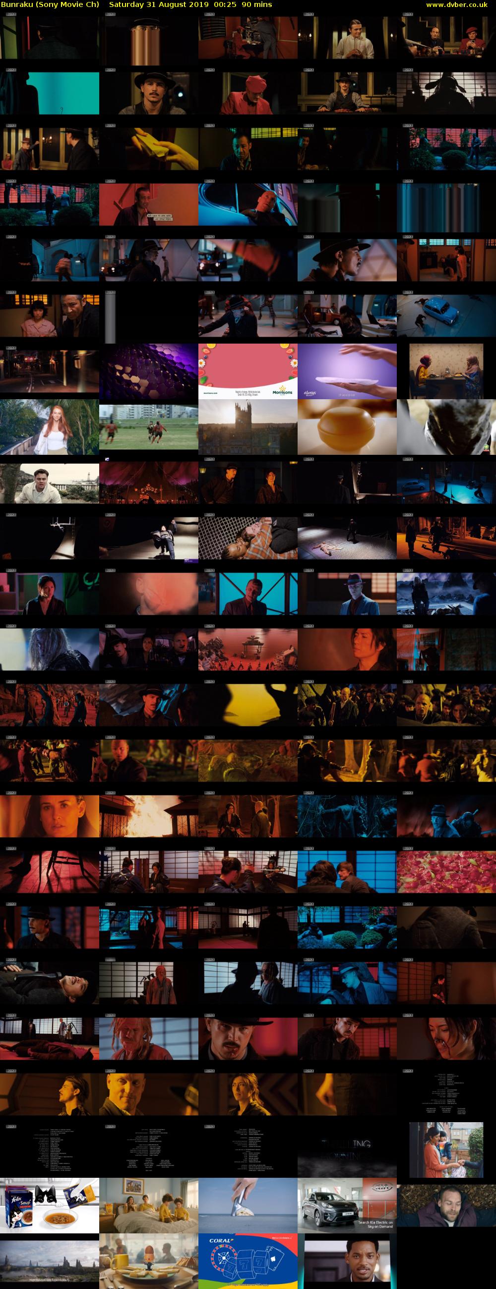 Bunraku (Sony Movie Ch) Saturday 31 August 2019 00:25 - 01:55