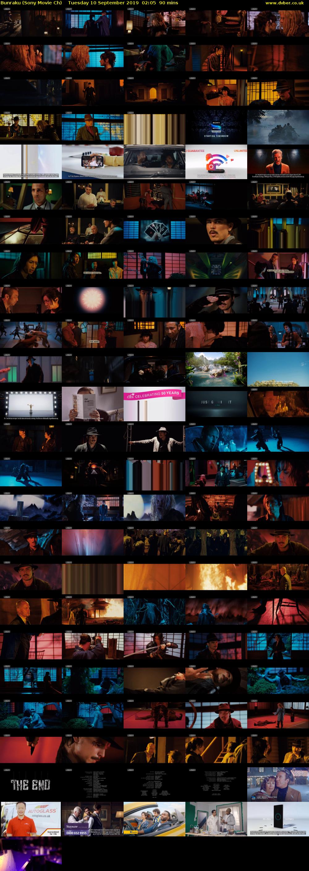 Bunraku (Sony Movie Ch) Tuesday 10 September 2019 02:05 - 03:35