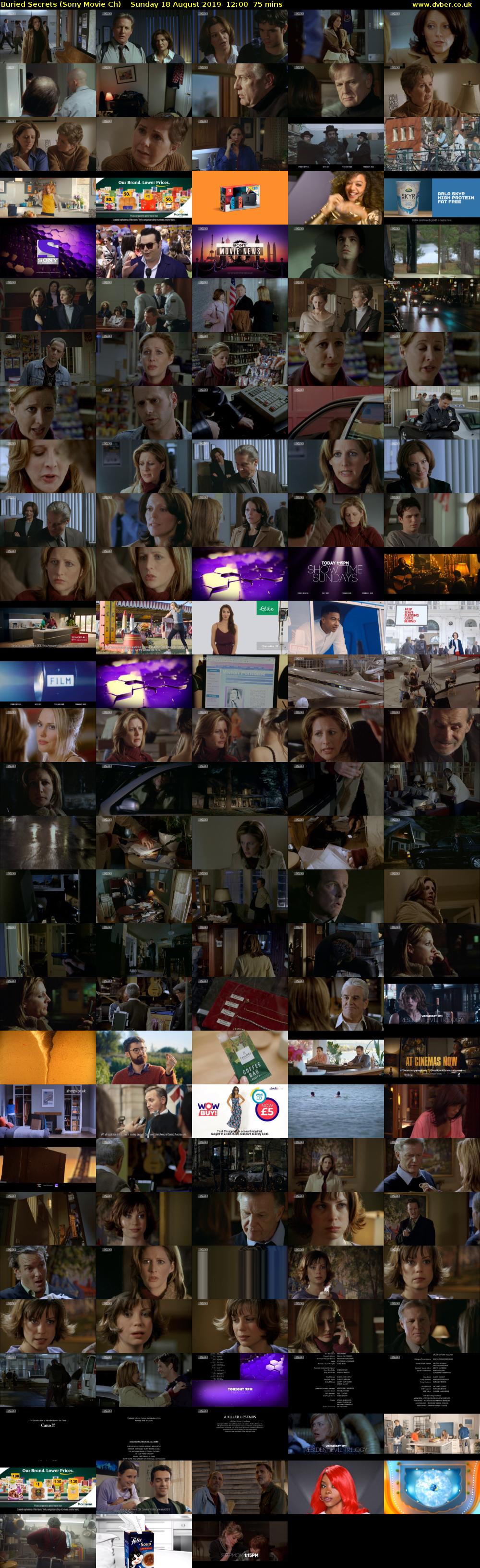 Buried Secrets (Sony Movie Ch) Sunday 18 August 2019 12:00 - 13:15