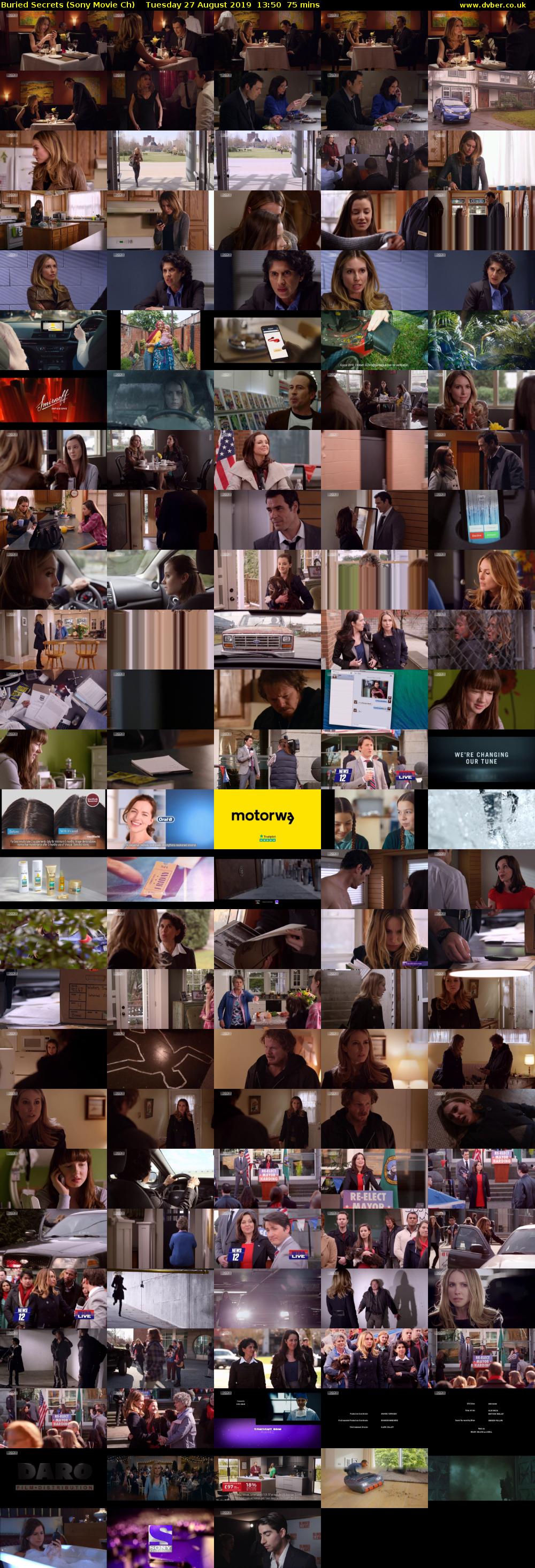 Buried Secrets (Sony Movie Ch) Tuesday 27 August 2019 13:50 - 15:05